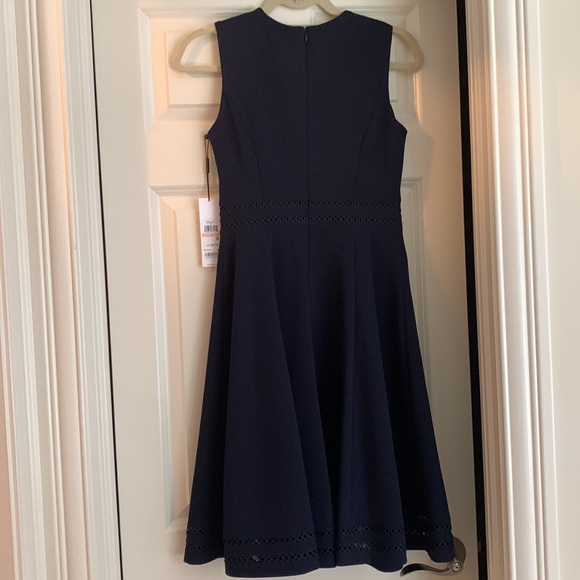 Calvin Klein A-line dress, navy, size 2 - Picture 8 of 9